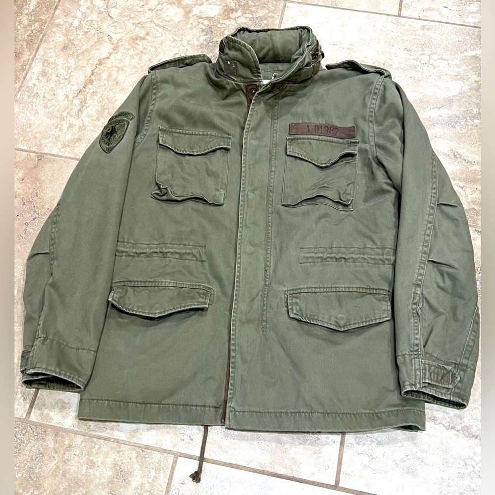 Aeropostale Army Green field Jacket A87